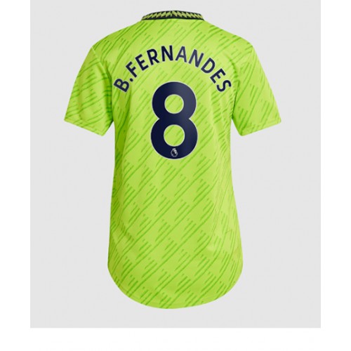 Dres Manchester United Bruno Fernandes #8 Rezervni za Žensko 2022-23 Kratak Rukav